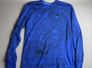 Volcom Sweater Blue Thermal Logo Pullover Crew Neck Long Sleeve Mens Large. H7 - Picture 1 of 12