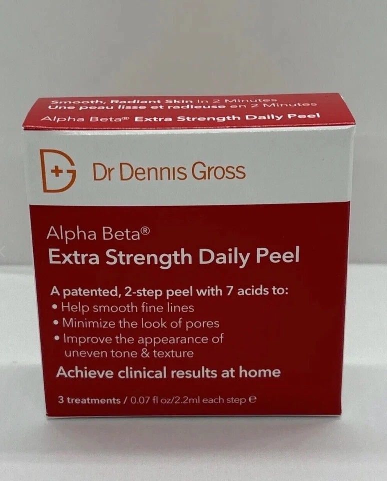 X2 Dr. Dennis Gross Alpha Beta Extra Strength Daily Peel 3 Treatments 6