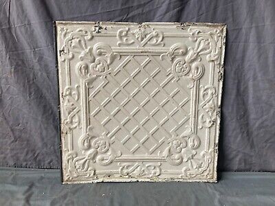 Antique Tin Ceiling  2' X 2' Shabby Tile 24  SQ Chic VTG Crafts 64-23A • 39$