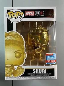 Shuri Funko Pop! - Gold Chrome - Fall Convention 2018 - Picture 1 of 7