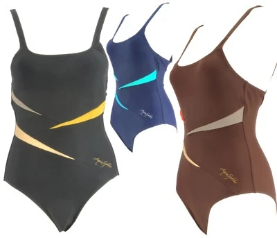 AQUA SPHERE MUJER AQUAFIT CUERPO FORMA ESPALDA UNA PIEZA BAÑADOR REGAZO US 34  Foto 1 de 2