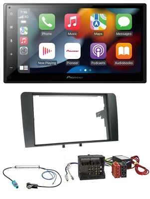 Pioneer DAB Bluetooth 2DIN USB MP3 Autoradio für Audi A3 8P 2003-2012 Aktivsyste - Bild 1 von 4