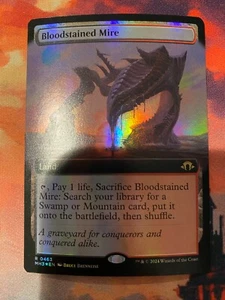MTG Modern Horizons 3 Bloodstained Mire Extended Art Foil - Picture 1 of 1