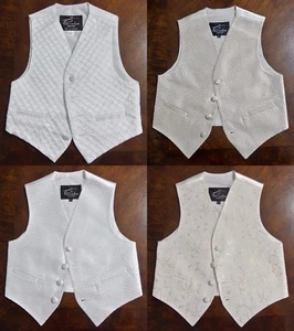 BOYS WEDDING WAISTCOAT PISCADOR KIDS FORMAL PAGEBOY HIGH QUALITY WAIST COAT - Picture 1 of 5