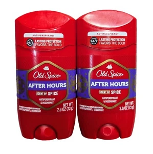 (2) Old Spice After Hours Scent of Spice Deodorant Antiperspirant 5/25 - Picture 1 of 4