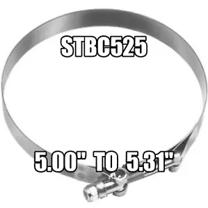 Abrazadera de manguera de perno en T de acero inoxidable DIXON 5-1/4 pulgadas - STBC525 - Imagen 1 de 2