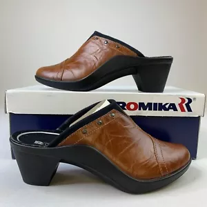 Romika Damen Mokassetta 271 Pantoletten Clog Brandy Nieten Slipper Gr. 6,5 / 37 - Bild 1 von 13