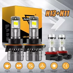 Combo faros antiniebla LED 6500K para Chevy Cruze 2011-2015 AUXBEAM H13+H11 - Imagen 1 de 12