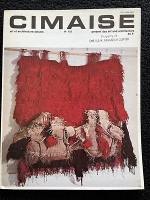 Vintage RARE 1981/1982 Cimaise Magazine No 155 French Art + Architecture V2 - Image 1 of 4