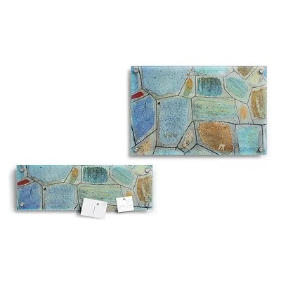 Glasboard Glastafel Magnettafel Wandesign Glasmagnettafel Magnetboard Flagstone - Bild 1 von 4