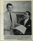 1959 Press Photo St. Louis Hawks basketball coach Ed Macauley, owner Ben Kerner
