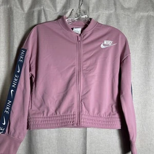 Nike Sportswear Pink CU8374-699 Unisex Big Kids Size Medium Track Jacket Size M - Picture 1 of 6