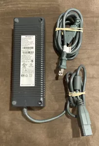 Official Microsoft Xbox 360 Fat Power Supply Cord Brick Adapter! ~ Authentic! - Picture 1 of 5