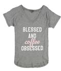 P.j. Salvage Womens Coffee Obsessed Pajama Sleep T-shirt