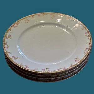 4 Antique OE&G Royal Austria Dinner 9.5" Plates Replacements See Photos & Read - Picture 1 of 10