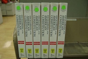 Encyclopedia Of The American Constitution 2nd Edition 2000 Ex-Library 6 Volumes - Picture 1 of 3