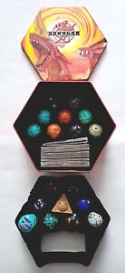 Bakugan Battle Brawlers 18 Figures In A Tin Box With Cards And Rulebook