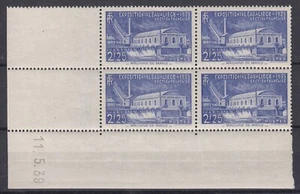 FRANCE LIEGE N° 430 BLOC DE 4 EN COIN DATE 11.5.39 NEUF ** GOMME SANS CHARNIERE - Picture 1 of 2