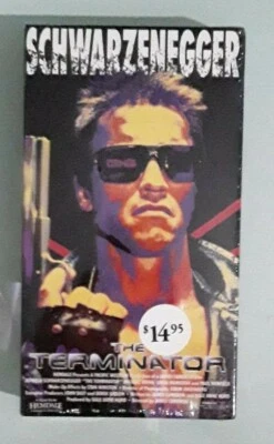 arnold schwarzenegger THE TERMINATOR  1991 VHS VIDEOTAPE NEW corner / edge dings - Image 1 of 3