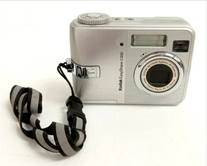 Kodak EasyShare C330 4.0MP Silver Digital Camera with Strap Spares Repairs - Picture 1 of 10