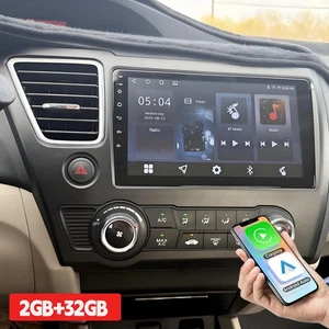 For 2013-2015 Honda Civic Apple Carplay Car Radio Android 13 GPS Navi BT 2+32GB - Picture 1 of 18