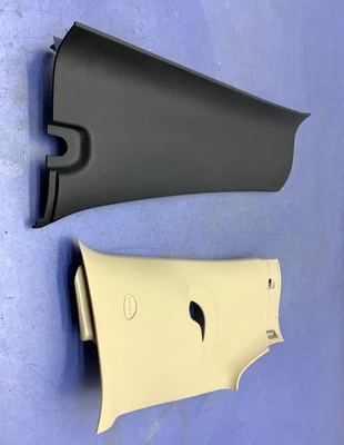 2019-2022 RAM 1500 OEM JUEGO DE PANEL DE AJUSTE SUPERIOR E INFERIOR PILAR C IZQUIERDO | BEIGE/NEGRO Foto 1 de 4