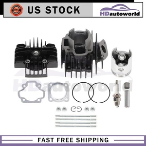 50cc Big Bore For Yamaha PW50 1982 1983-2009 Cylinder Piston Gasket Ring Kit - Bild 1 von 6