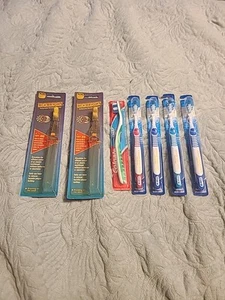 Toothbrush Mixed Lot - 2 Biobright, 1 Colgate, 4 Dentist Issued OralB - Picture 1 of 12