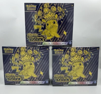 Pokemon Surging Sparks Elite Trainer Box ETB TCG Brand New Sealed  - image 1 of 4