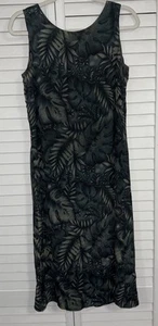 Abito tubino estivo tropicale LT Sport donna 100% seta verde foderato taglia 6 - Foto 1 di 5