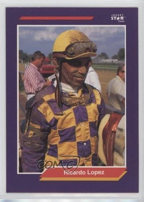 Tarjetas estrella de jinete Horse Star Jockey 1992 Ricardo López #147 Foto 1 de 2