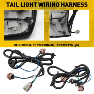 Tail Light Lamp Wiring Harness Chevy Silverado 1500 2500 3500 GMC Sierra H - Picture 1 of 8