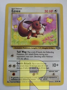 Eevee ® Jungle 51/64 ® Comune ® Pokemon ® Inglese Good - Foto 1 di 3