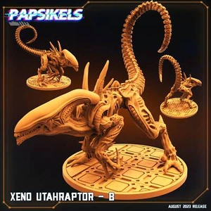 Xeno Utahraptor - B | DnD Miniatures | Tabletop Gaming | Tabletop Miniature | - Picture 1 of 1
