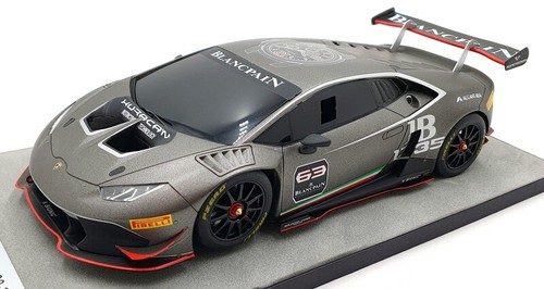 Look Smart 1/18 Scale LS18_02A - Lamborghini Huracan LP620-2 Super Trofeo - Grey