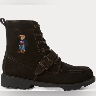 Bota Polo Ralph Lauren Ranger Polo Urso Camurça tamanho 13.5 - Imagem 1 de 4
