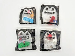 2022 McDonald's Happy Meal Toys Sonic The Hedgehog 2 #3, #4, #6, #7 Sealed - Picture 1 of 10
