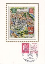 Carte 1er jour Soie 1970 Périgueux L'Atelier du timbre