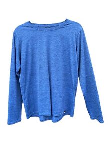 Patagonia Mens XS Blue Daily Capilene Baselayer V-Neck Long Sleeve Top Pullover