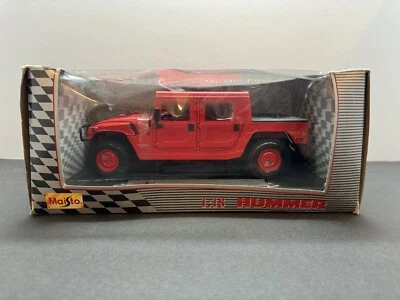 Maisto Special Edition GM HUMMER Hard Top Civilian Red  1:18 2003 NIB - Image 1 of 4
