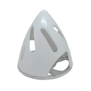 Macgregor 2.5 Inch White Plastic Spinner, with Aluminium Backplate. - Picture 1 of 1