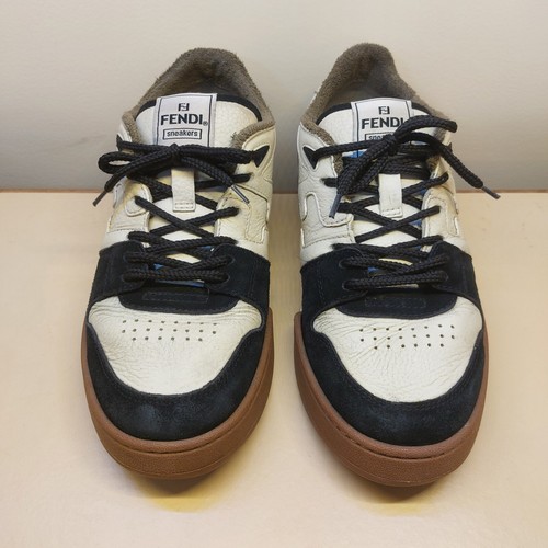 FENDI Match Sneaker bassa in camoscio da uomo taglia US 7