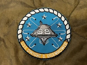 Post Vietnam US Navy USS DWIGHT D EISENHOWER CVN-69 Patch - 1970’s - Bild 1 von 5