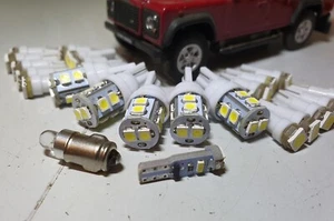 Land Rover Defender Xenon White LED Dash/Speedo Clock & ALL Warning Lights Set - Picture 1 of 5