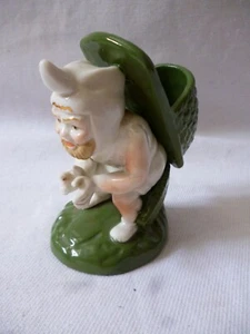 England viktorianisches Zeitalter Zwerg mit Kiepe Victorian Porcelain Dwarf - Picture 1 of 12
