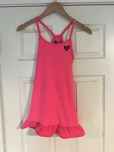 Hurley Bright Pink Dress Size 7/8 Girls Swimwear Cover Up Summer Dress - Picture 1 of 3