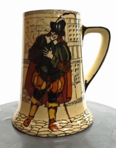 Royal Doulton Shakespearean Knights tankard D4750 - circa 1920-30 - Picture 1 of 3