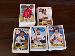 2018 TOPPS HERITAGE MINORS GLOSSY PARALLEL #1- #200 - PICK ANY - UPDATED 7/11/24 - Picture 1 of 1