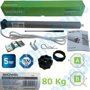 SHOWIN S45 40N TUBULAR ACTUATOR �45 40NM 230V Actuator for rolling shutters - Imagen 1 de 1