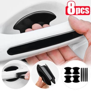 8x Car Door Handle Bowl Sticker Protector Anti Scratch Cover Car Accessories - Picture 1 of 14